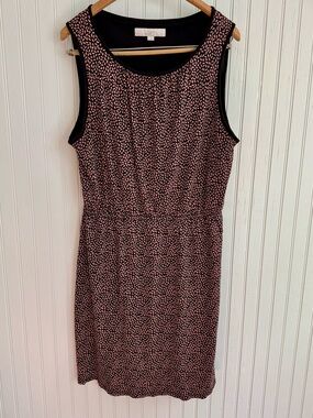 LOFT Pink Summer Dress Size XL